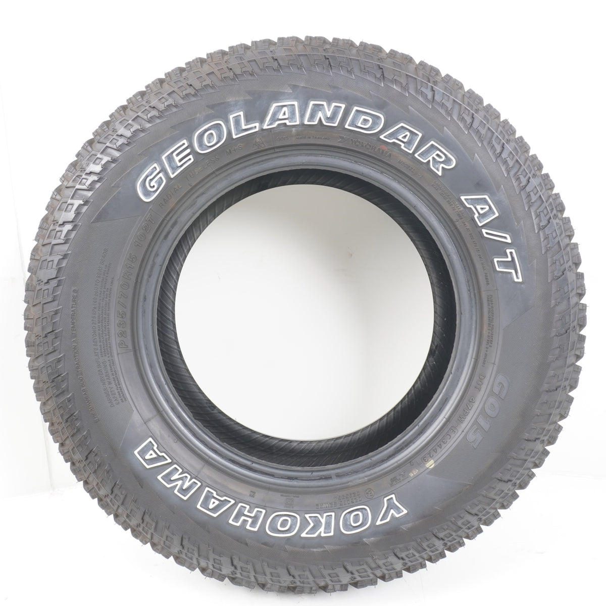 【冬タイヤ規制対応】 2023年製 YOKOHAMA GEOLANDAR A/T G015 OWL ヨコハマ ジオランダー 235/70R16 4本 ホワイトレター