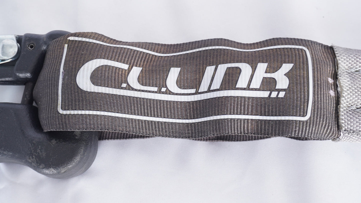 CLLINK シーエルリンク 牽引ロープ12t グレー 収納バッグ付き 汎用