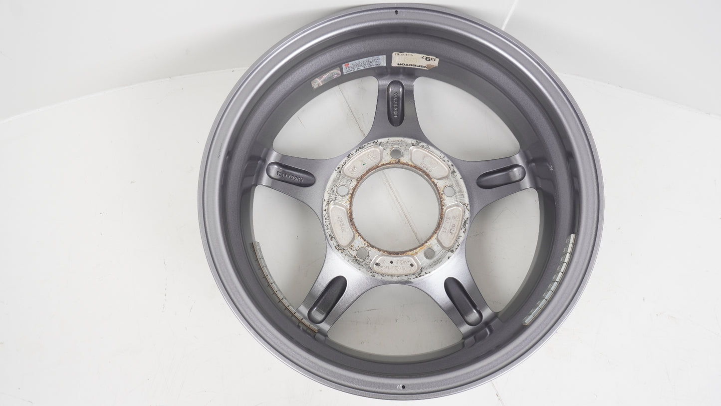 美品 軽量 5.87kg WEDS  ADVENTURE HASE SPECⅡウェッズ アドベンチャー  ハセスペック2 LIGHT GUN METALLIC 16×5.5J +22 139.7-5H 4本 ホイール