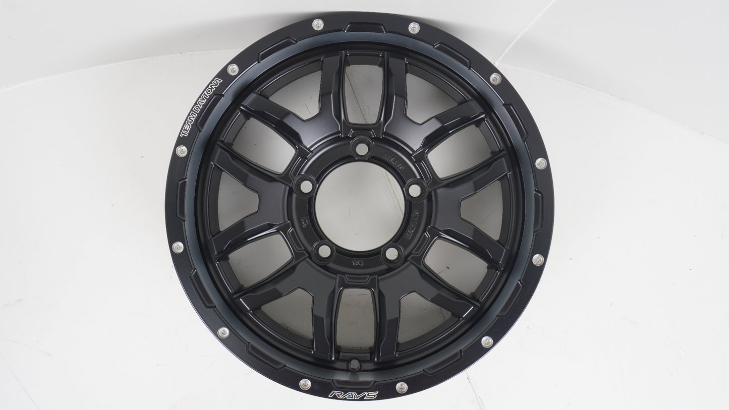 RAYS TEAMDAYTONA レイズ デイトナ F6ブースト セミグロスブラック N1 16×5.5J +20 139.7-5H 4本 ホイール