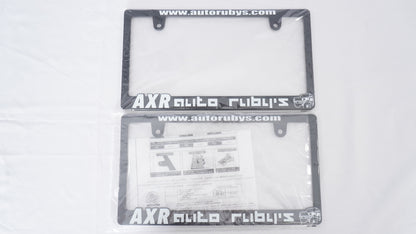 未使用品 オートルビーズ  AXR ナンバーフレーム 2個セット