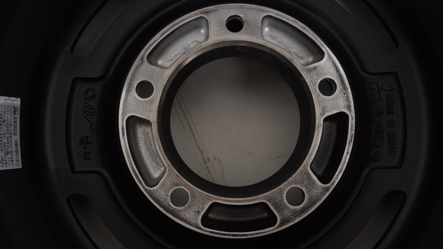 APIO WILDBOAR SR アピオ ワイルドボア アイアンブラック 艶消しブラック15×6J -5 139.7-5H 4本 ホイール