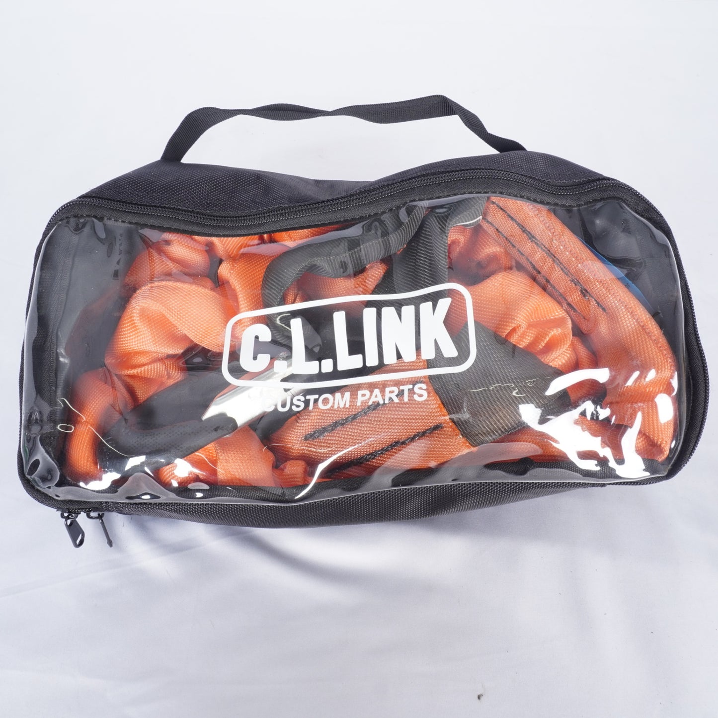 CLLINK シーエルリンク 牽引ロープ 12トン オレンジ 収納バッグ付き 汎用