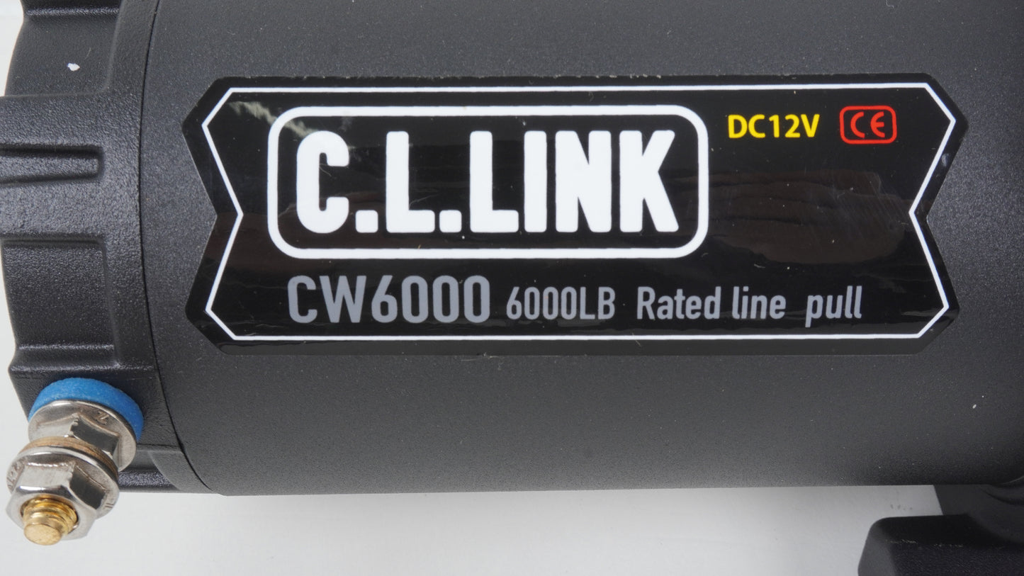 シーエルリンク 6000lbs 電動ウインチファイバーロープ仕様