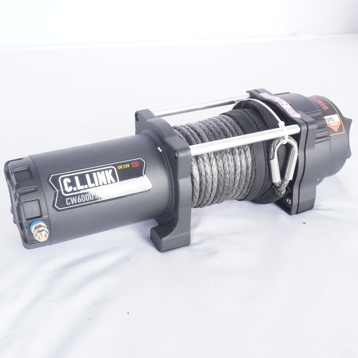 【未使用】 CLLINK シーエルリンク 6000lbs 電動ウインチ 12V ファイバーロープ仕様 汎用