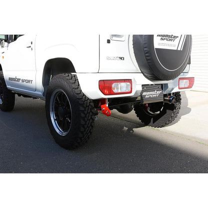 未使用品 MONSTER SPORT モンスタースポーツ 牽引フック 9ミリ レッド リア用 純正バンパー対応 JB64ジムニー JB74シエラ JC74ノマド