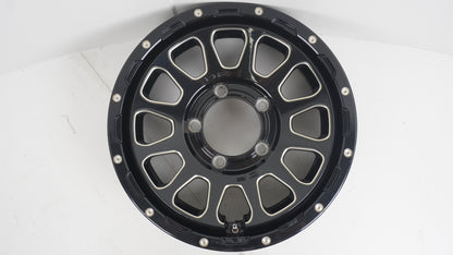 DELTA FORCE OVAL デルタフォース オーバル ブラックマシニング BLACK MACHINING 16×5.5J +20 139.7-5H 4本 ホイール