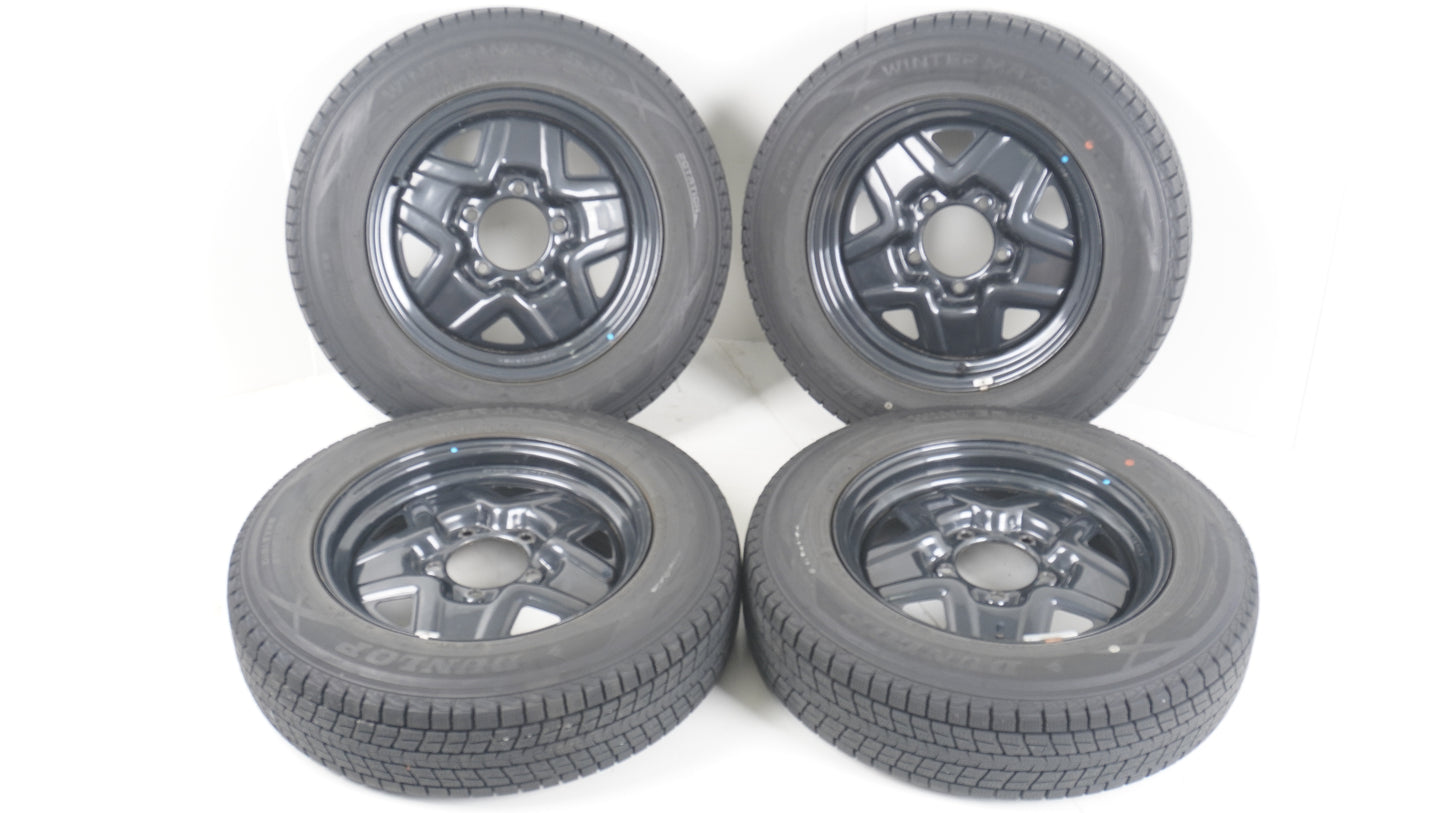 スズキ純正スチールホイール JB64 ジムニー XG / DUNLOP WINTER MAXX SJ8 ダンロップ ウィンターマックス 175/80R16 2020年製造品 4本