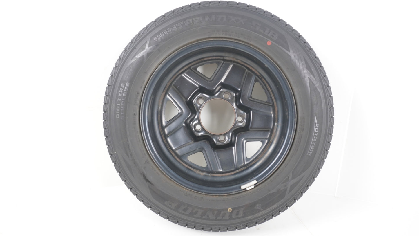 スズキ純正スチールホイール JB64 ジムニー XG / DUNLOP WINTER MAXX SJ8 ダンロップ ウィンターマックス 175/80R16 2020年製造品 4本