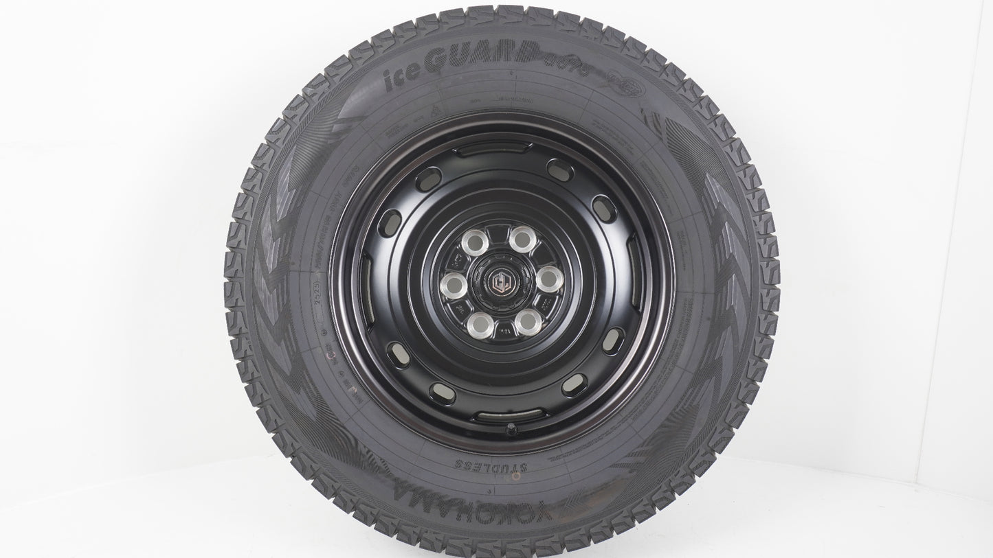 シーエルリンク ユニオンリム UNIONRIM TX 250 18×7.5J +55 139.7-6H / 265/70R18 YOKOHAMA IceGUARD G075 ヨコハマ アイスガード 2025年製 4本 タイヤホイールセット スタッドレス