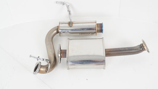 【タニグチ】JB64･74用コンペマフラーR 【HKS共同開発・車検対応スポーツマフラー】 JB64･74用・純正バンパーはカット加工が必要