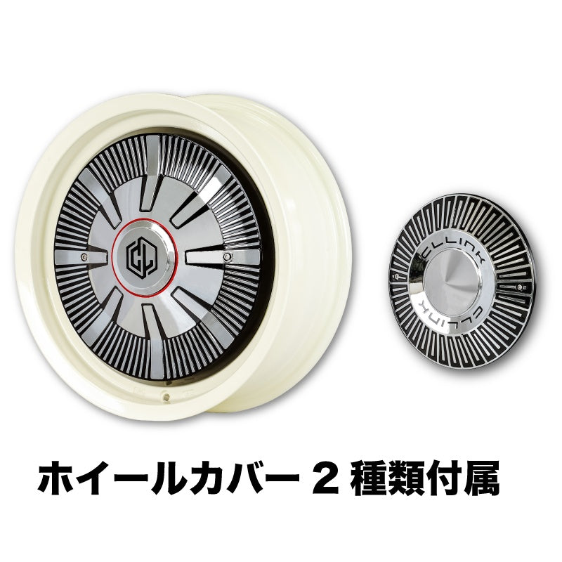 【特価新品1本】 センターカバー2種類付属 シーエルリンク ザ・ファースト The First コンプトン / ガーデナ 16×5.5J +20 139.7 5H ヴィンテージホワイト ジムニー用 1本
