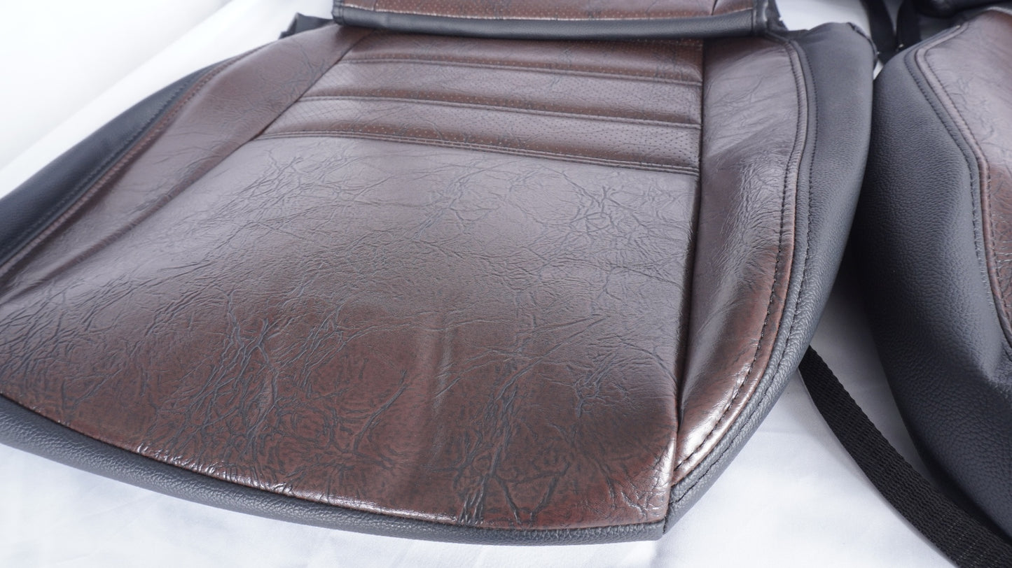 Dotty ダティ ノマド シートカバー 全席セット ダークブラウン ダティ ラグジュア アンティーク Dotty LUXUR-ANTIQUE