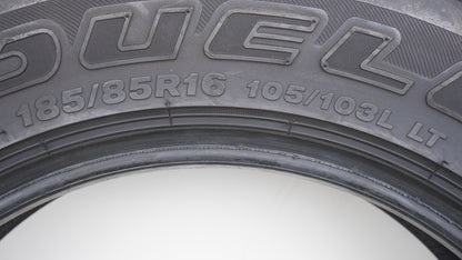 ブリヂストン デューラー BRIDGESTONE DUELER M/T674 185/85R16 105/103L LT BL 2023年製 4本 タイヤ