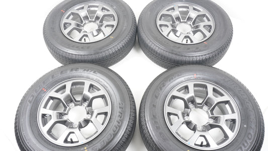 【未使用に近い】 スズキ ジムニーノマド純正ホイール 4本 15×5.5J +5 139.7-5H / 2026年製 BRIDGESTONE DUELER H/L 852 ブリヂストン デューラー 195/80R15 96S 4本