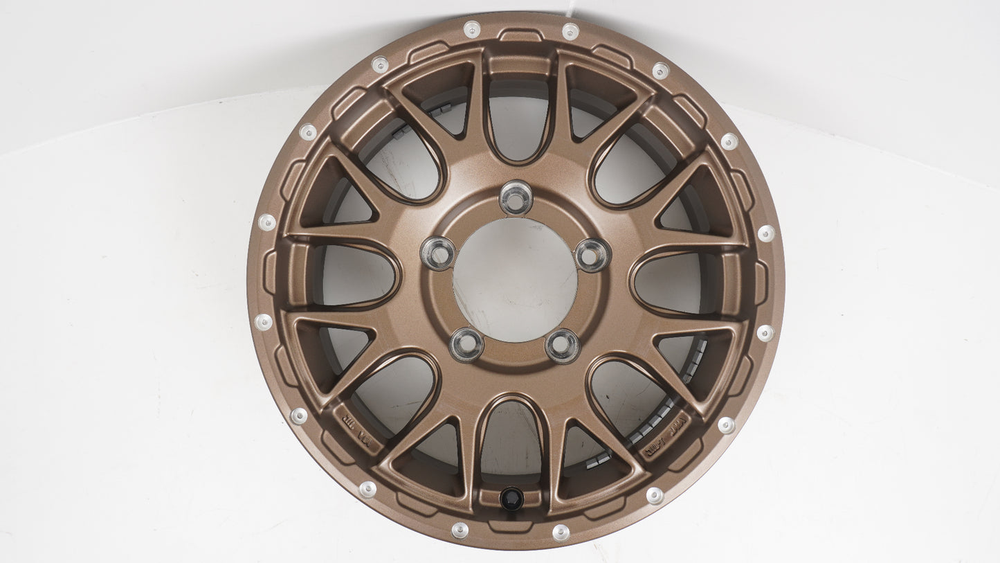 WEDS ADVENTURE MUD VANCE08 ウェッズ マッドヴァンス ブロンズ 16×5.5J +22 139.7-5H 4本 ホイール