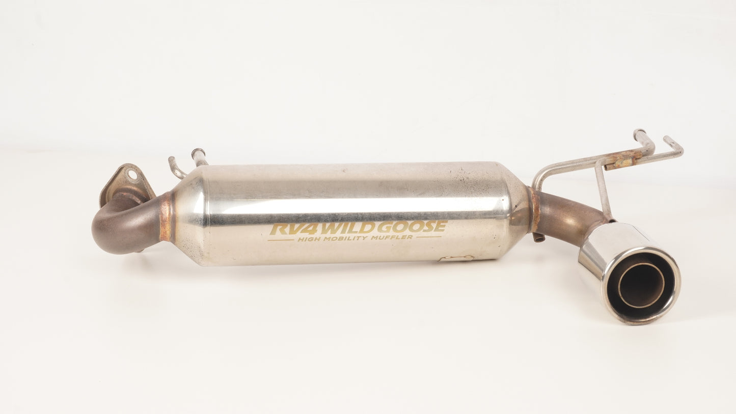 ワイルドグース ハイモビリティーマフラー JB64/74　社外リアバンパー用