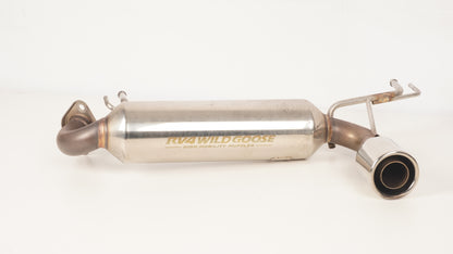 ワイルドグース ハイモビリティーマフラー JB64/74　社外リアバンパー用
