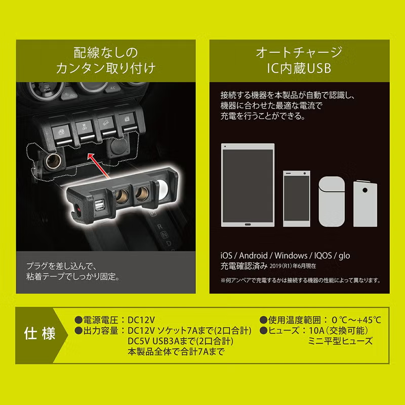 未開封品 カーメイト ジムニー (JB64) シエラ(JB74) ノマド(JC74)専用 増設電源ユニット NZ587 ジムニー専用 増設電源ユニット