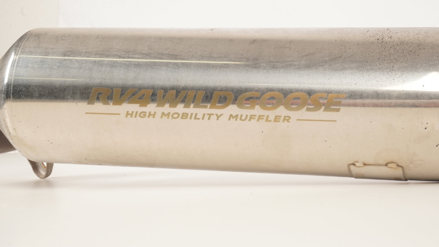 ワイルドグース ハイモビリティーマフラー JB64/74　社外リアバンパー用