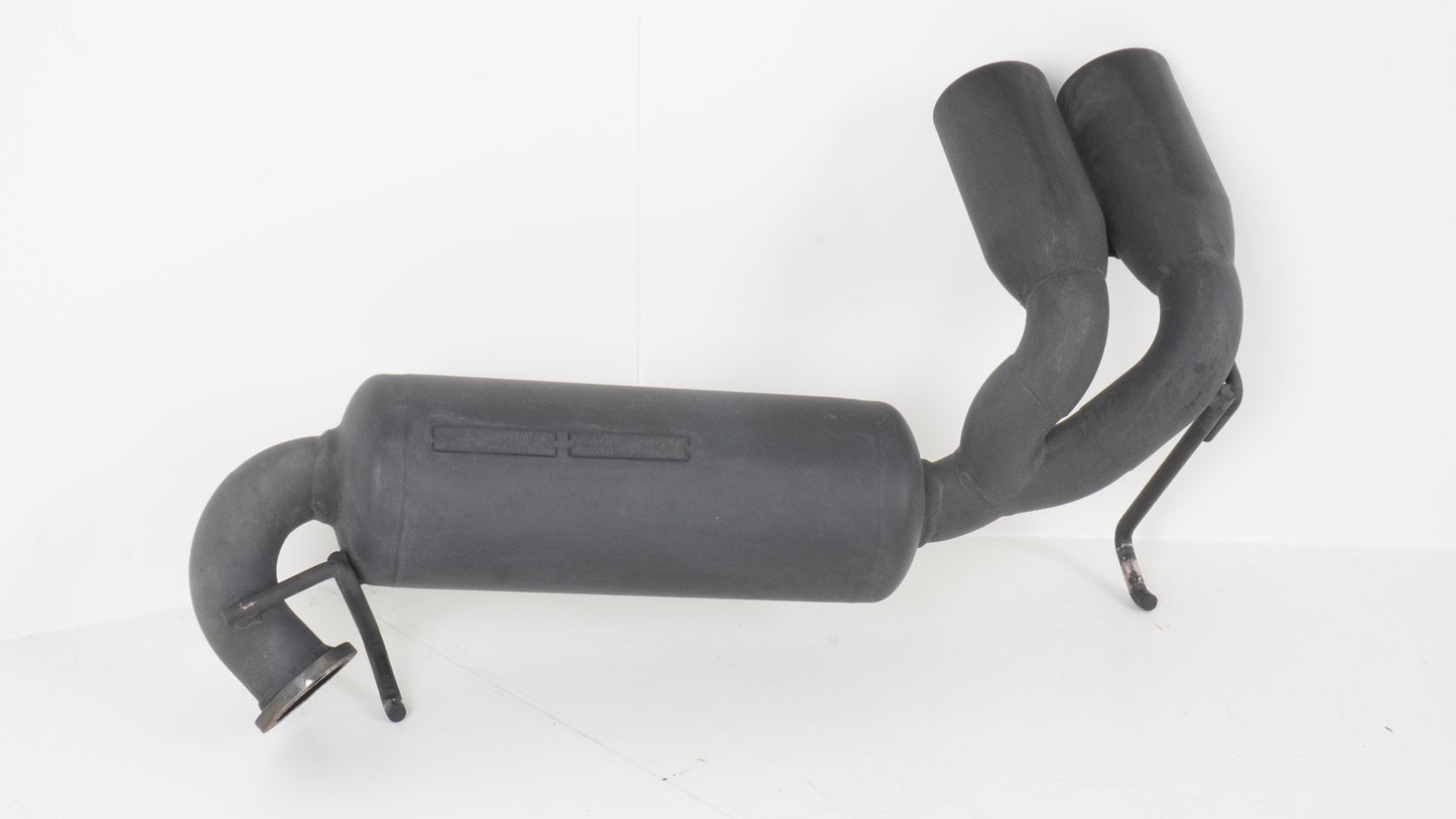 シーエルリンク リアマフラー タイプ2 ダブル出し マットブラック