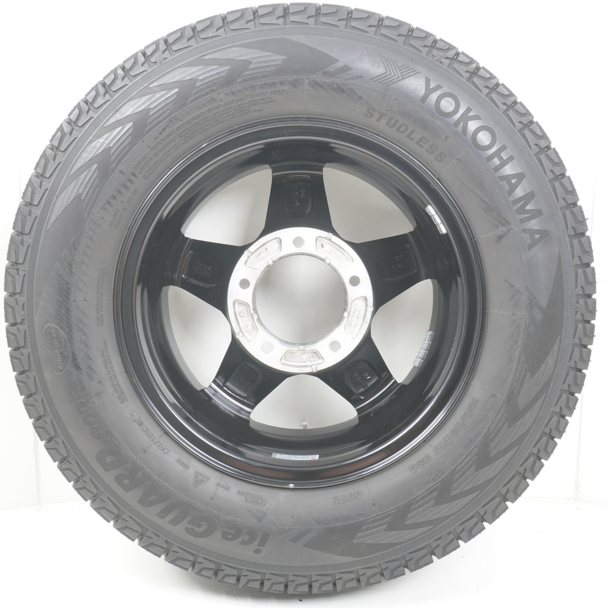 【バリ山】 2024年製 195/80R15 アイスガード G075 / ウェッズ キーラー WEDS KEELER 1560 ±0 139.7-5H 4本 スタッドレス