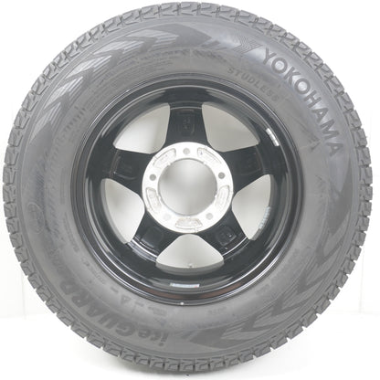 【バリ山】 2024年製 195/80R15 アイスガード G075 / ウェッズ キーラー WEDS KEELER 1560 ±0 139.7-5H 4本 スタッドレス