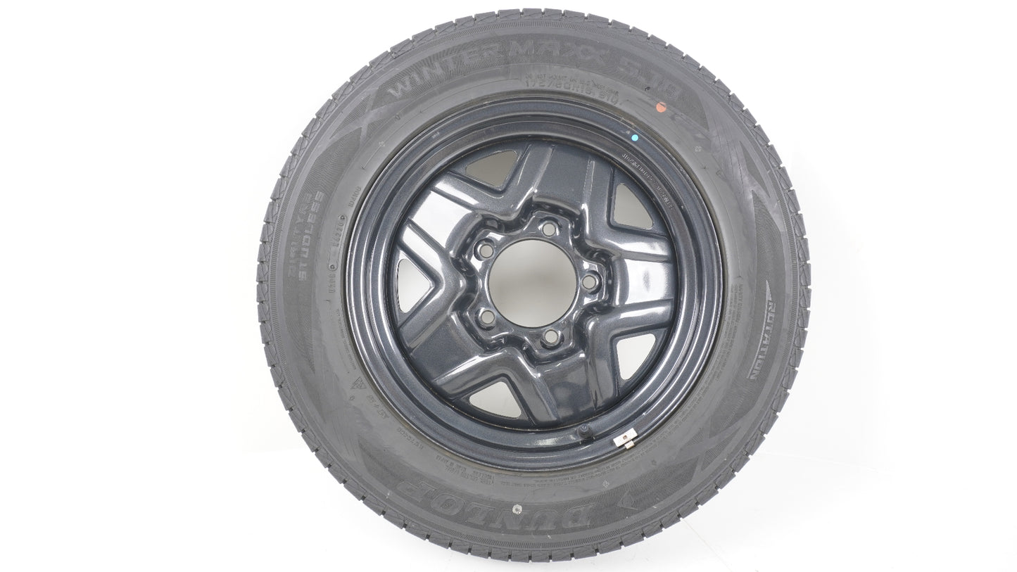 スズキ純正スチールホイール JB64 ジムニー XG / DUNLOP WINTER MAXX SJ8 ダンロップ ウィンターマックス 175/80R16 2020年製造品 4本