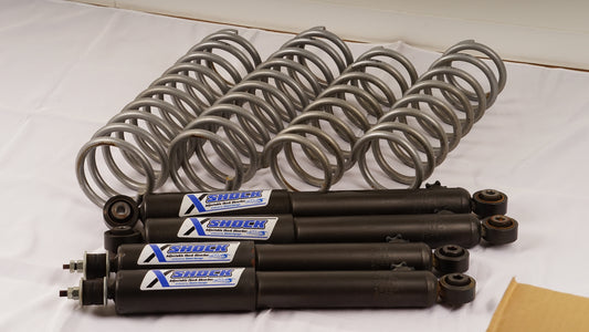 ショウワガレージ・1インチアップ、コイル、ショック、車高センサー補正ステー