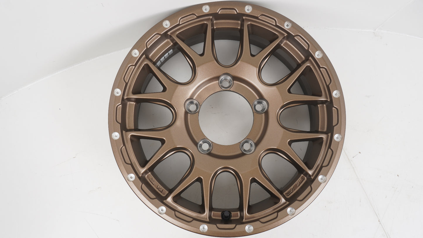 WEDS ADVENTURE MUD VANCE08 ウェッズ マッドヴァンス ブロンズ 16×5.5J +22 139.7-5H 4本 ホイール
