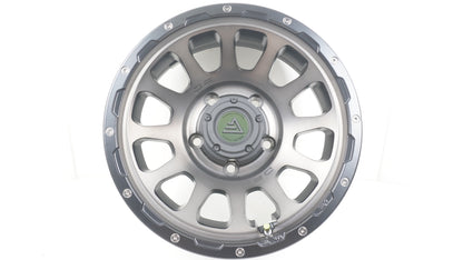 DELTAFORCE OVAL For JIMNY NOMADE / SIERRA デルタフォース オーバル MONOBLOCK / 16×6.0J -5 139.7-5H MAT SMOKE POLISH 4本 ホイール JB74シエラ JC74ノマド