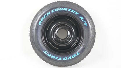 シーエルリンク オールドスタイルスチールホイール MB マットブラック 16×6J -5 139.7-5H / TOYO OPENCOUNTRY A/T3 WL 215/70R16 100T タイヤホイール5本セット