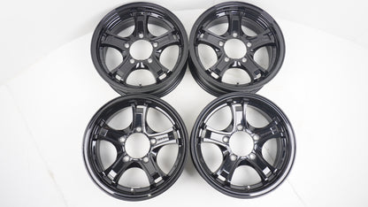 weds KEELER ウェッズ キーラーフォース 16×5.5J +22 139.7-5H  ホイール 4本 ブラック