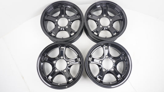 weds KEELER ウェッズ キーラーフォース 16×5.5J +22 139.7-5H  ホイール 4本 ブラック