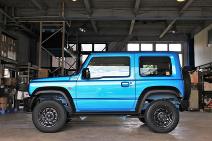 4×4エンジニアリング リフトアップ  JB74 シエラ カントリー コイル CSS013 30ミリUP＆ショックアブソーバー S4674-4950 減衰力14段調整式＆ラテラルロッド  CS-044A CS-046A 1台分 調整式ラテラルロッド付き