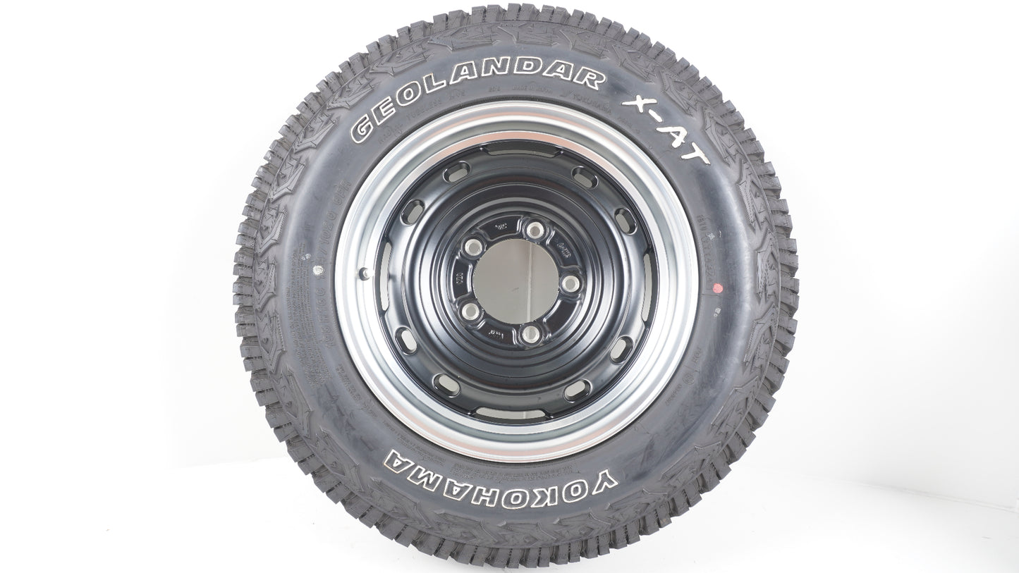 シーエルリンク ユニオンリム UNIONRIM TX MB/MC 16×5.5J +20 139.7-5H / 2024年製 YOKOHAMA GEOLANDAR X-AT G016 ヨコハマ ジオランダー 195R16C 104/102Q OWL ホワイトレター 5本 タイヤホイール