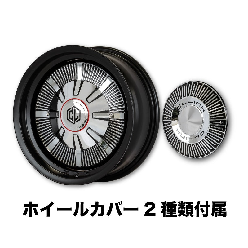 【特価新品4本】 センターカバー2種類付属 シーエルリンク ザ・ファースト The First コンプトン / ガーデナ 16×6J -5 139.7 5H マットブラック シエラ ノマド用 4本セット