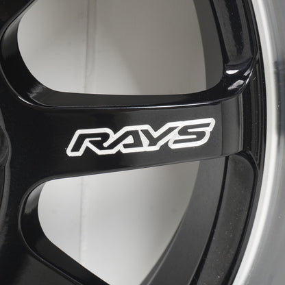 【鍛造】 RAYS レイズ A-LAP-J 1660+5 139.7-5H ブラック/リムDC 4本