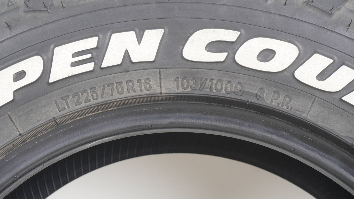 TOYO OPENCOUNTRY M/T オープンカントリー LT225/75R16 103/100Q WL 4本 2022年製 タイヤ