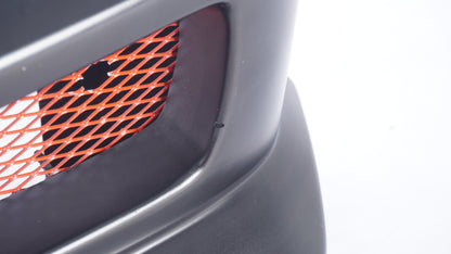 BEAST-R ビーストR JC74 JB74W クラッシュ "L-sports" エルスポーツ フロント左右セット エアロ 本体自家塗装 マットブラック メッシュ自家塗装 レッド 赤
