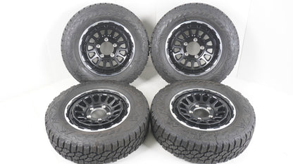 シーエルリンク ユニオンリム UNIONRIM HR MB/MC 16×5.5J +20 139.7-5H / ダンロップ グラントレック GRANDTREK XS1 215/70R16 WL ブラックレター側組み 2024年製 スタッドレス 4本セット