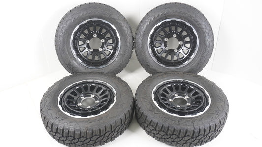 シーエルリンク ユニオンリム UNIONRIM HR MB/MC 16×5.5J +20 139.7-5H / ダンロップ グラントレック GRANDTREK XS1 215/70R16 WL ブラックレター側組み 2024年製 スタッドレス 4本セット