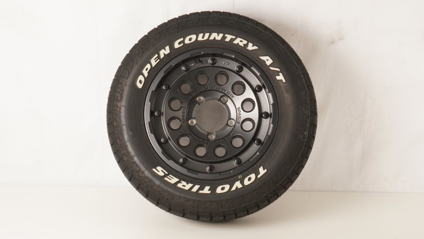 ナイトロパワーH12ショットガン16×6J+TOYO OPEN COUNTRY ATⅢ 215/70/16 100T
