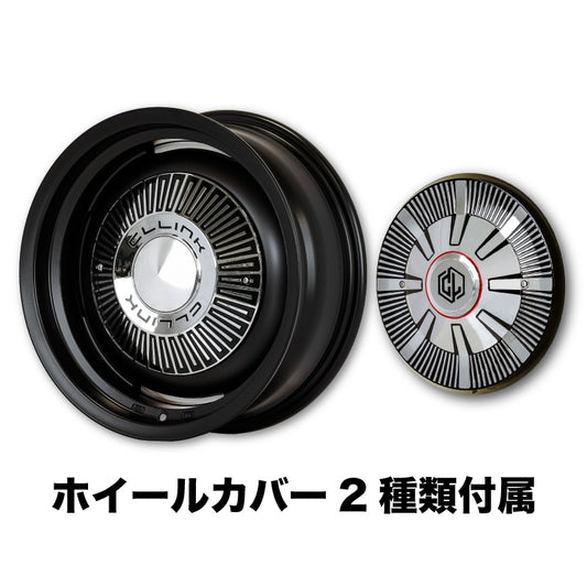 【特価新品1本】 センターカバー2種類付属 シーエルリンク ザ・ファースト The First コンプトン / ガーデナ 16×6J -5 139.7 5H マットブラック シエラ ノマド用 1本