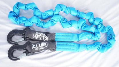 【未使用】 CLLINK シーエルリンク 12t 牽引ロープ ライトブルー 汎用