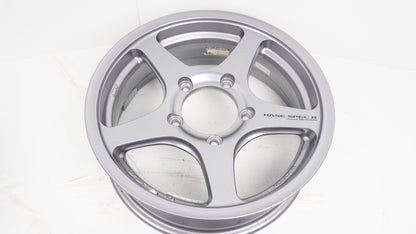 美品 軽量 5.87kg WEDS  ADVENTURE HASE SPECⅡウェッズ アドベンチャー  ハセスペック2 LIGHT GUN METALLIC 16×5.5J +22 139.7-5H 4本 ホイール