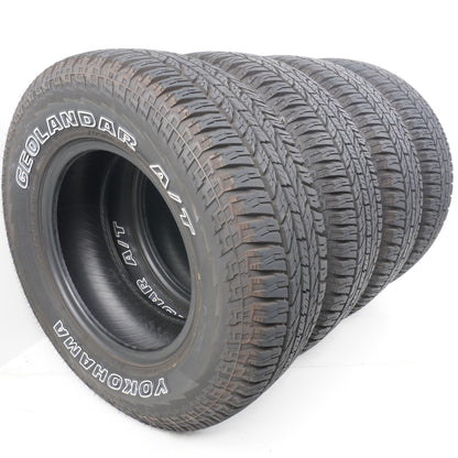 【冬タイヤ規制対応】 2023年製 YOKOHAMA GEOLANDAR A/T G015 OWL ヨコハマ ジオランダー 235/70R16 4本 ホワイトレター