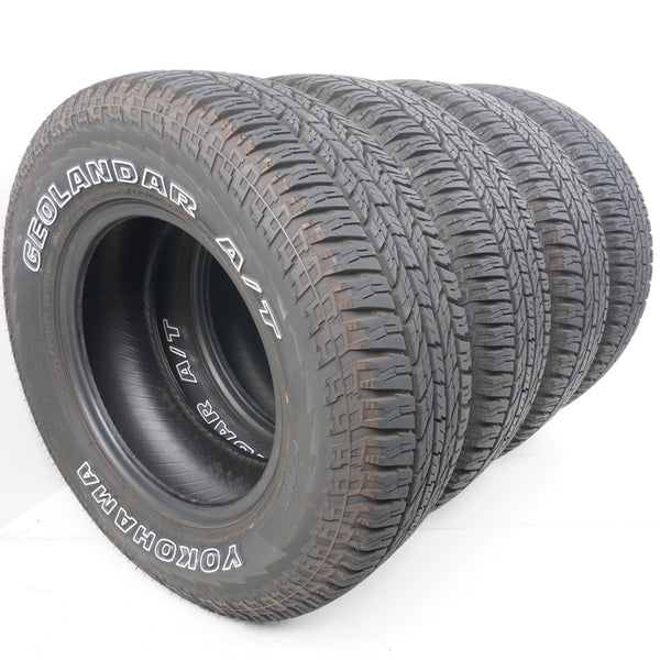 【冬タイヤ規制対応】 2023年製 YOKOHAMA GEOLANDAR A/T G015 OWL ヨコハマ ジオランダー 235/70R16 4本 ホワイトレター