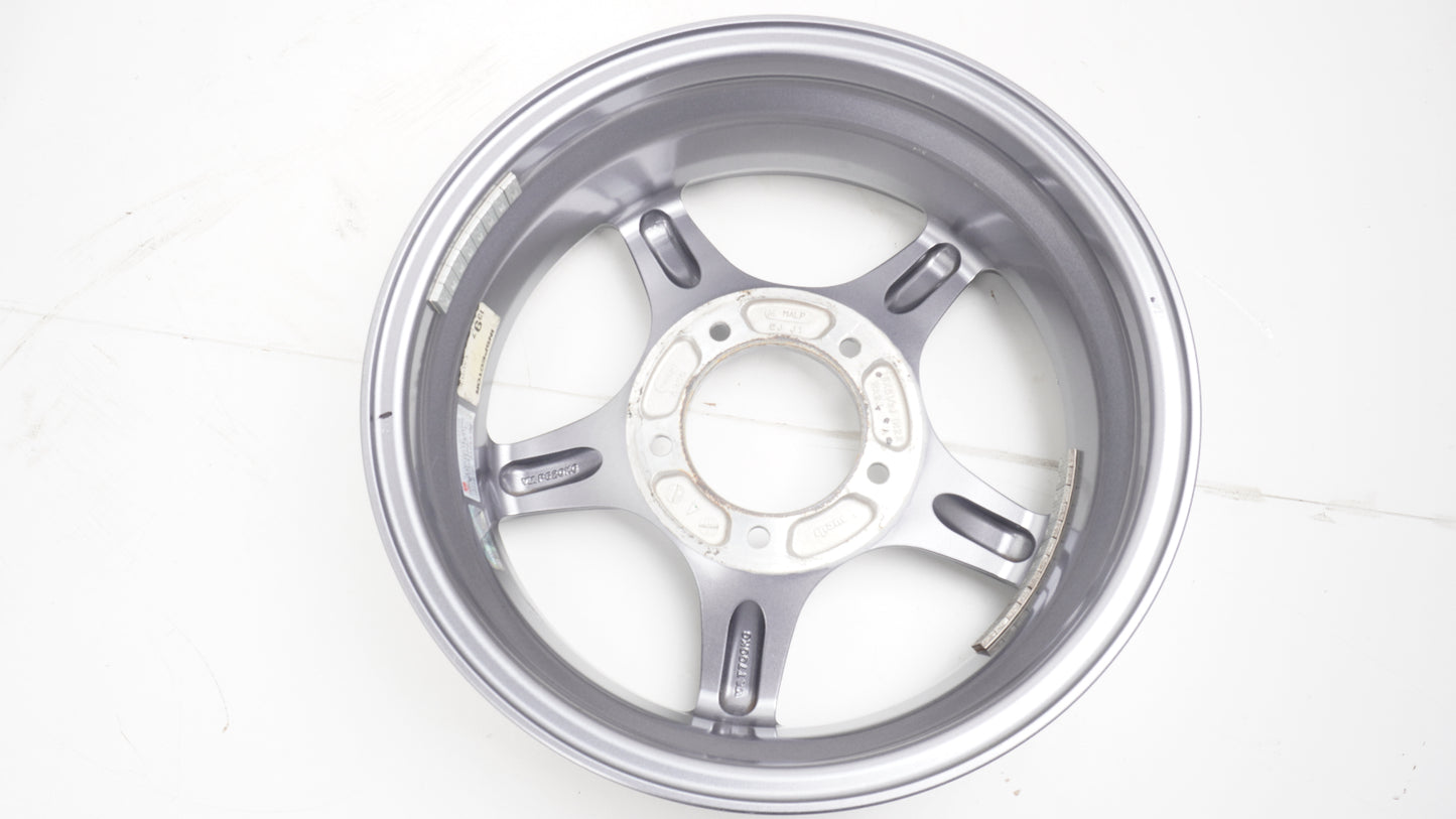 美品 軽量 5.87kg WEDS  ADVENTURE HASE SPECⅡウェッズ アドベンチャー  ハセスペック2 LIGHT GUN METALLIC 16×5.5J +22 139.7-5H 4本 ホイール