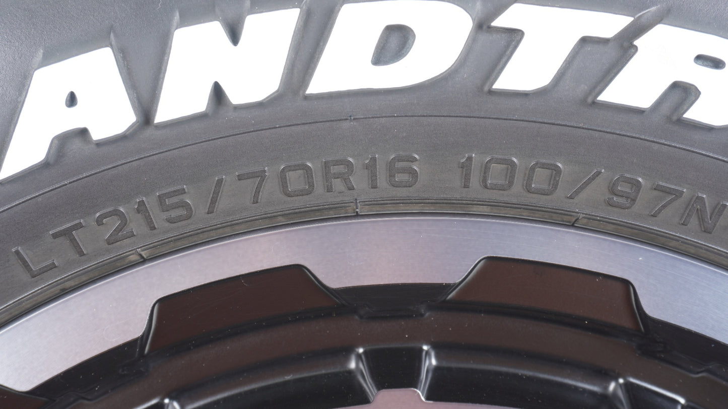 シーエルリンク ユニオンリム UNIONRIM HR 16×6.0J ±0 139.7-5H MBMSC / ダンロップ グラントレック DUNLOP GRANTREK XS1 215/70R16 4本 2024年製
